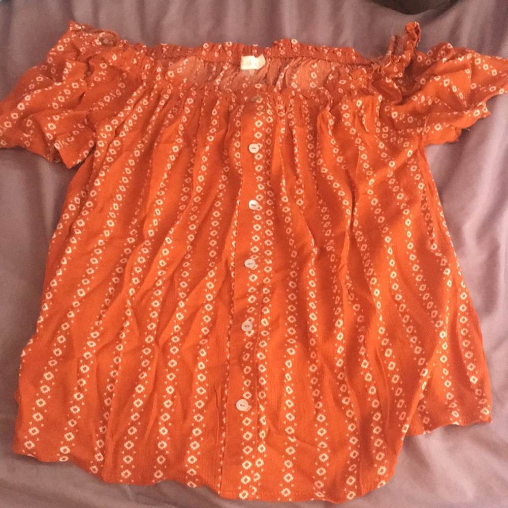 Orange shirt NWT